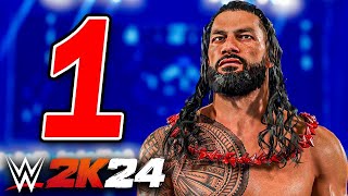 WWE 2K24 CARRIERA #1 - INIZIO LA CARRIERA con ROMAN REIGNS x WRESTLEMANIA 40!