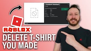 How To Delete A T Shirt You Made In Roblox PC