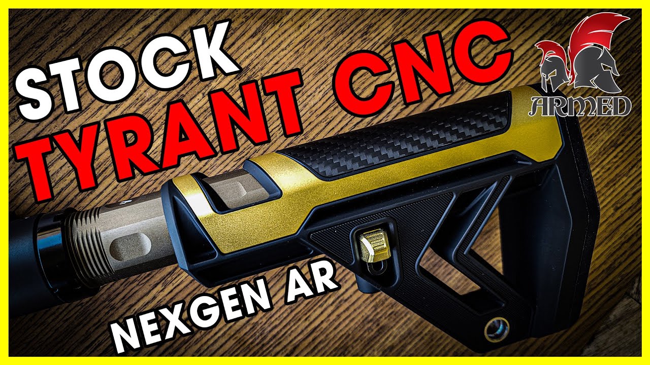 Tyrant CNC NexGen AR Collapsible Buttstocks VS BMC, MFT - YouTube