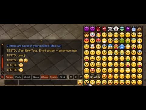 Mu Online Emoji/Emoticon System and some new toys