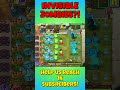 Surviving the FINAL WAVE of Invisible Zombies! 🌱👻 | PVZ2 #pvz #pvz2 #plantsvszombies2