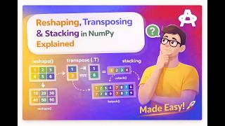 Reshaping, Transposing & Stacking in NumPy Explained