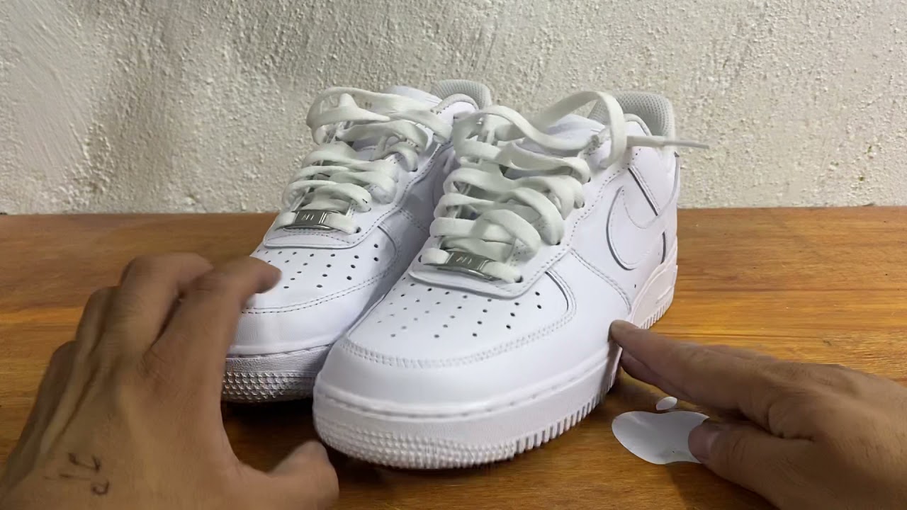 comunidad Serpiente Abierto Como saber si unos air force 1 son originales? - YouTube