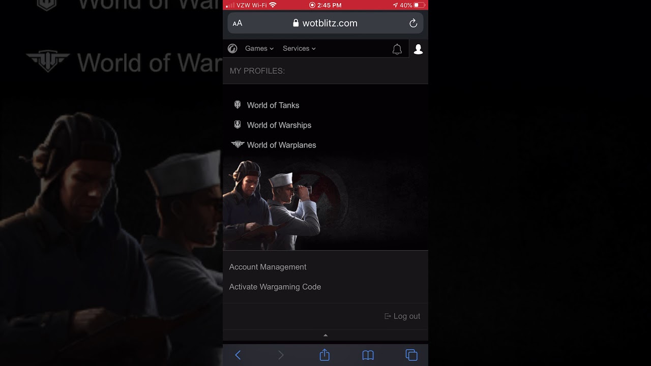 How to enter wargaming code YouTube