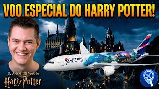 Voei no avião do Harry Potter para Orlando - Voo temático da Latam em comemoração aos 25 anos