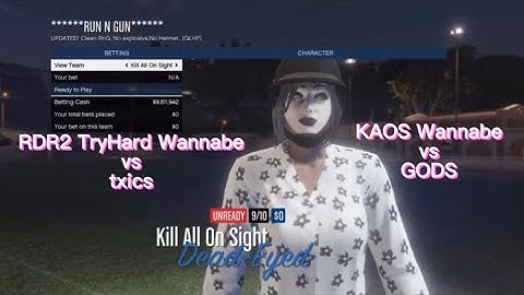 RDR2 TryHard Calls Me Out For 1v1 RNG On GTA5 | Trash Talked My Crew So I Had To Make Him Rage Quit