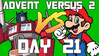 Advent Versus Day 21: Transformers VS Super Mario