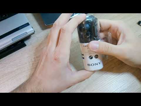 Распаковка наушников Sony MDR EX14AP