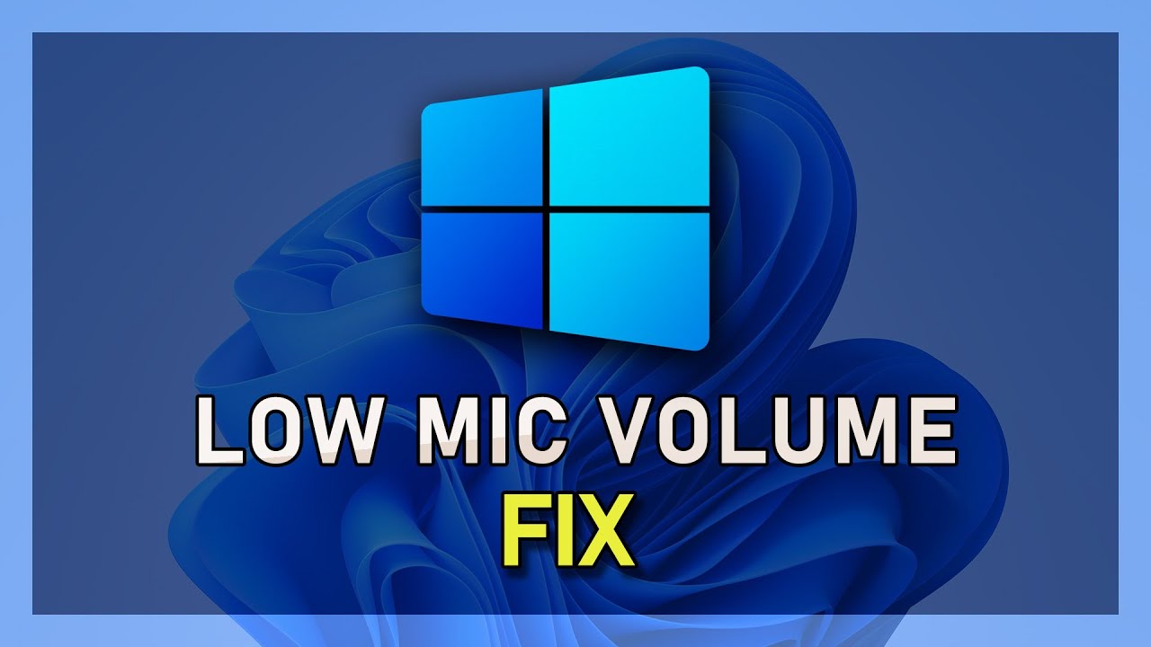 how-to-how-to-fix-low-microphone-volume-on-windows-10-youtube