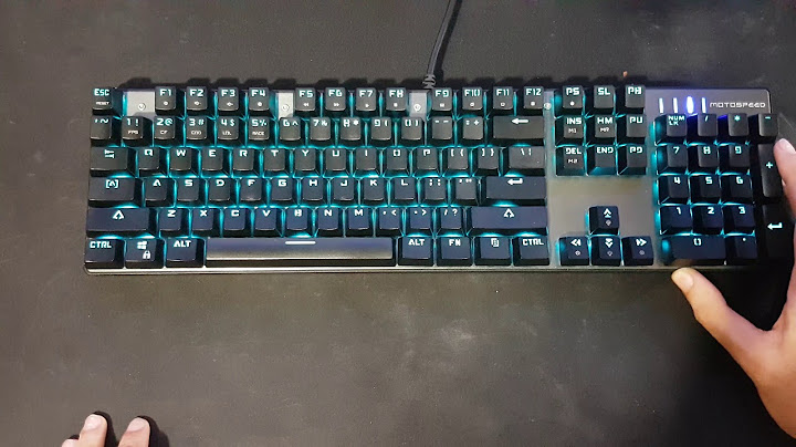 Full RGB Μηχανικό Πληκτρολόγιο στα 35 ευρώ! - Motospeed CK104 [Greek Review]