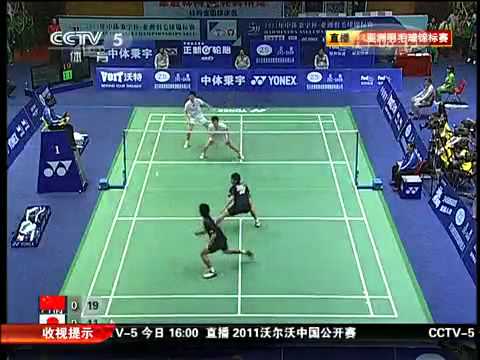 [2011 Asia Championships MD-F] Cai Yun/Fu Hai Feng vs Hirokatsu Hashimoto/Noriya...  Hirata [3]