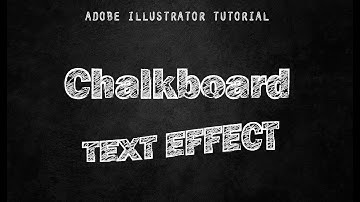 How to Create a Chalk Text Effect In Illustrator CC 2022