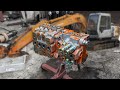 Excavator Rebuild: valve control block disassembly - Hitachi EX120-2