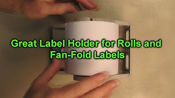 GREAT Stand Label Holder for Rolls and Fan-Fold Labels Asmvt Brand REVIEW
