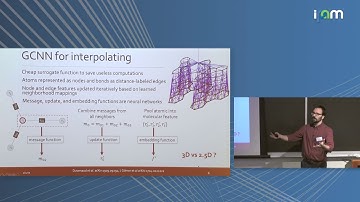 Rafael Gómez-Bombarelli: "Coarse graining autoencoders and evolutionary learning of atomistic..."