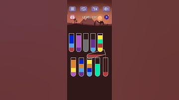 water sort puzzle level 137 guru #games