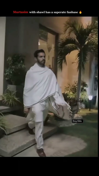 Murtasim with shawl has a saparate fanbase 🍁🤍 || #terebin #meerabxmurtasim #ytshorts #wahajali