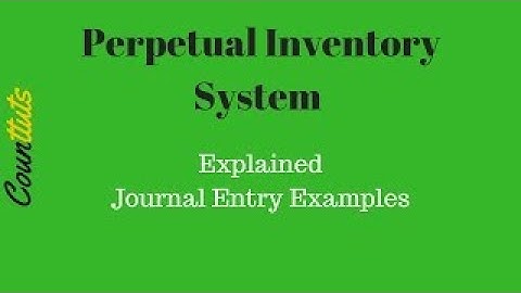 Inventory Journal Entries | Perpetual Inventory System | Explained with Examples