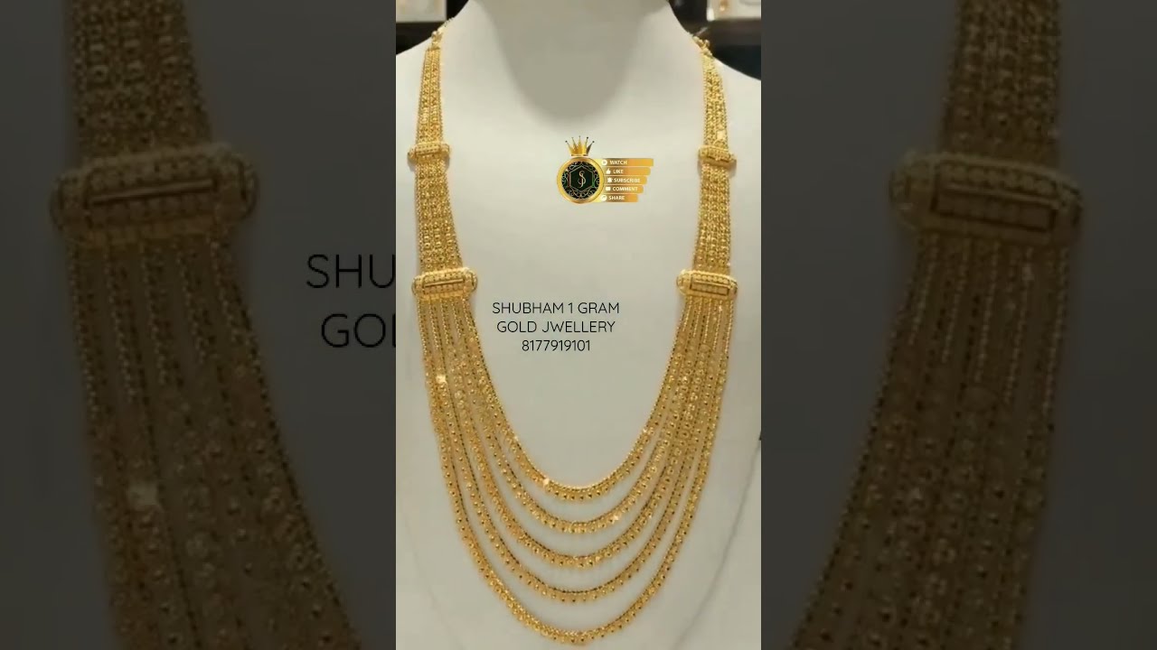 New 1 Gram Gold Rani Haar Design Shubham1gramgoldjewellers