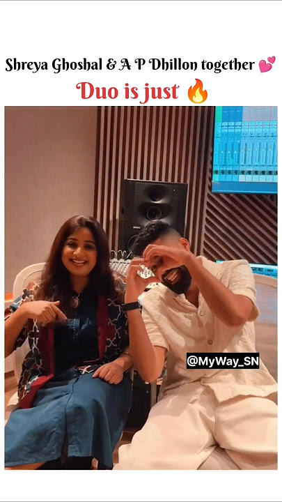 sounds like similar to shinchan title track❤️ #shreyaghoshal #apdhillon #shorts #song #trending #duo