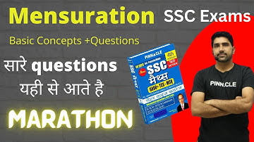 Complete Mensuration (Class -1) SSC CGL, CHSL, CPO || Top 250+ Questions || Best Concept By Ram Sir