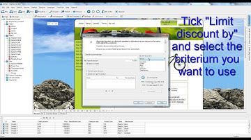 Starting a webshop with ShopFactory 10 New functions - Discount by Criteria