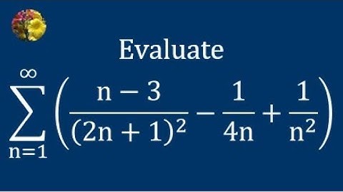 Evaluating the required sum using standard techniques