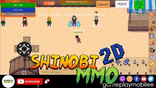 Shinobi MMO - 2D मोबाइल MMORPG गेम - #GAMEPLAY (शिनोबि एपिक विलेज - #Shinobi ऑनलाइन) screenshot 4