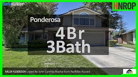 #HNROP Pleasanton Home For Sale  | Ponderosa | San...