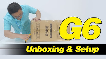 JGMaker G6 8.9-Inch 4K Mono LCD Resin Curing 3D Printer Unboxing and Setup