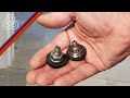 Inexpensive DIY vacuum bag fittings from old bolts.
