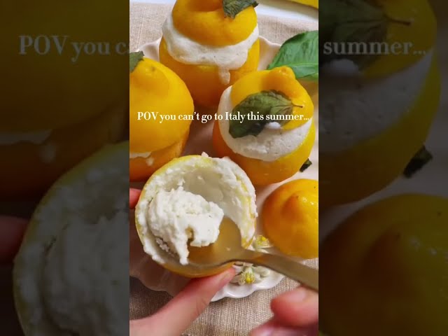 Turn your lemons into HEALTHY ICE CREAM! 🍋🍨 #recipe #icecream #lemon class=