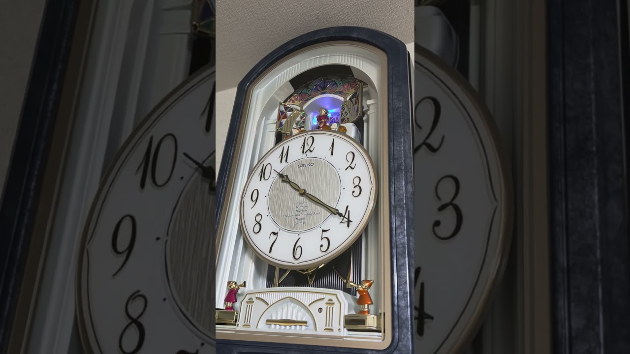 SEIKO Melodies in Motion QXM132LR(H) からくり時計 Melody Clock