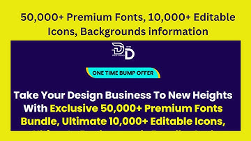 Premium Fonts Editable Icons, Backgrounds information reviews.