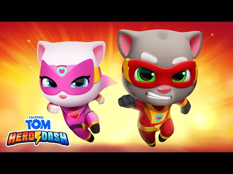 Fight the Raccoons! Talking Tom Hero Dash (GAME Official Trailer) - Fight the Raccoons! Talking Tom Hero Dash (GAME Official Trailer)