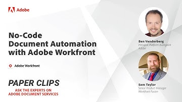 No-Code Document Automation with Workfront (Paper Clips)