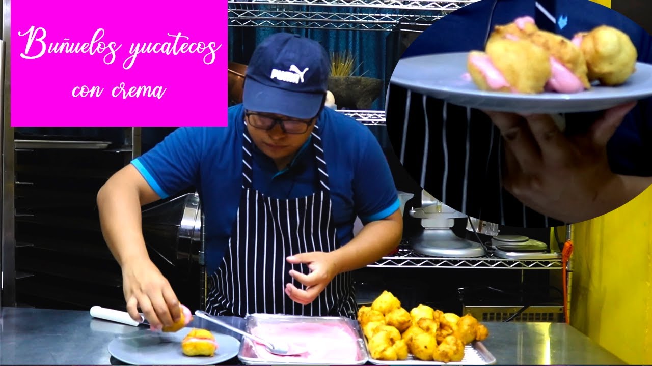 BUÑUELOS YUCATECOS CON CREMA parte 2, FÁCIL, RICO, PASO A PASO, PA QUITAR EL ANTOJO