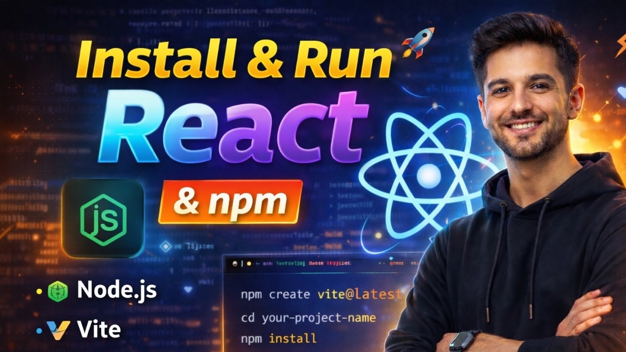 How to Setup React in 2026 | Node.js, npm & Vite Explained for ...