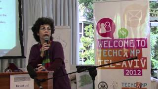 Using Social Media For Sensitive Issues - TechCamp Tel Aviv