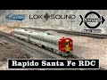 Ho scale rapido trains santa fe rdcs
