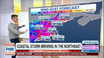 Damaging Winds Up To 70 MPH Possible In Southeastern New England
