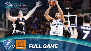 Dinamo Sassari v CEZ Nymburk - Full Game - Play-Off Qual: Leg 1 - Basketball Champions League