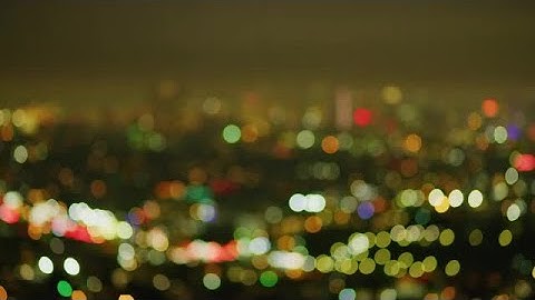 Blurry City Lights Stock Video