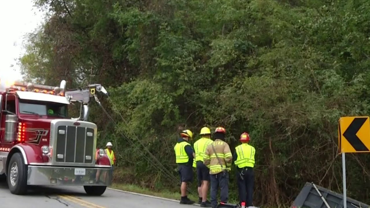 Name released in deadly dump truck crash - YouTube