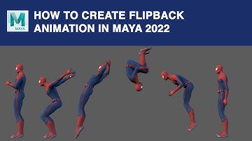 HOW TO CREATE BACKFLIP ANIMATION IN MAYA 2022