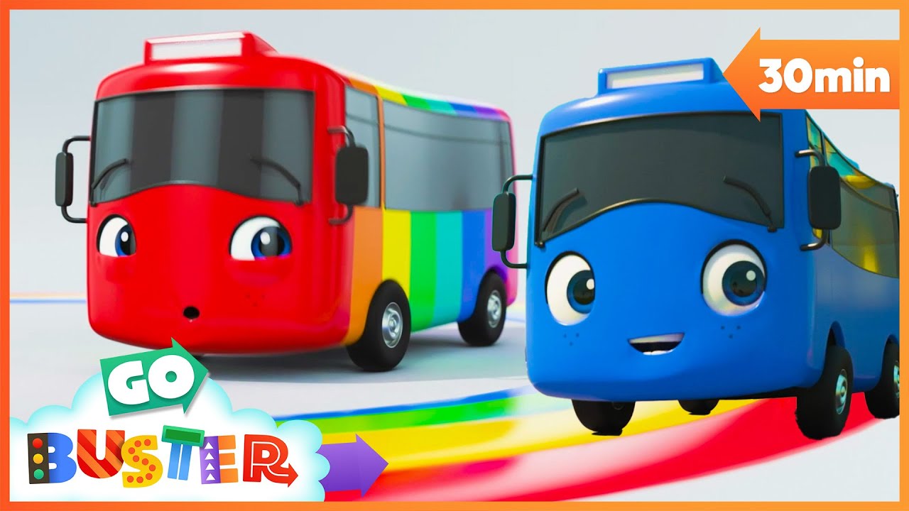 Colors Rap | Go Buster! | Funny Cartoons & Songs for Kids | Moonbug ...