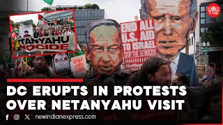 Netanyahu’s US visit sparks massive protests in DC