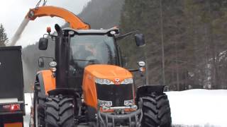 Kahlbacher Hochleistungs-Frässchleuder Kfs 1150 Auf Ferguson Traktoren