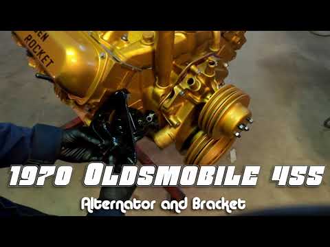 1970 Oldsmobile 455 Alternator and Bracket Installation 1970 Oldsmobile 455 Alternator and Bracket Installation