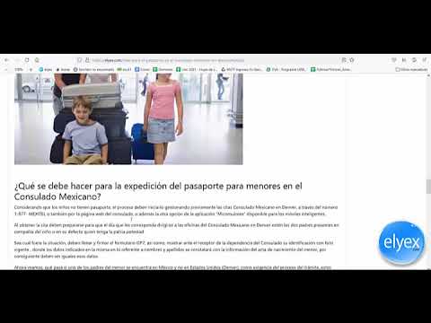 Citas para el pasaporte en el Consulado Mexicano en Denver